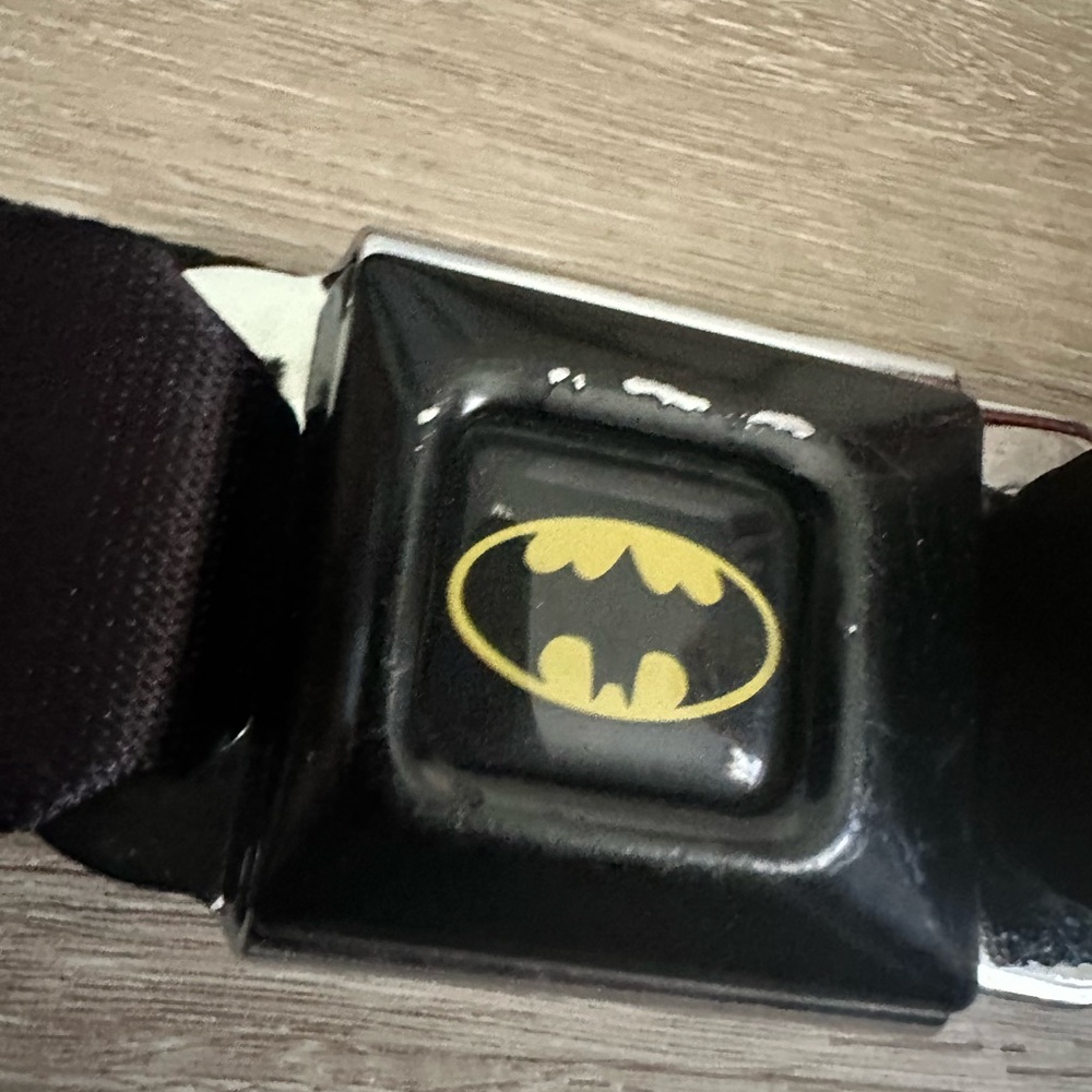Buckle-Down Black and Yellow Batman Belt - Picture 9 of 9